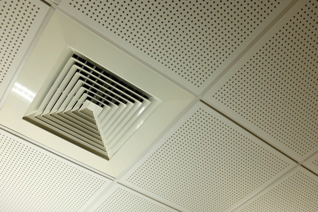 Air duct in office
