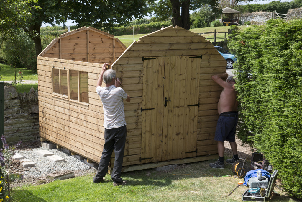 building a garden shed